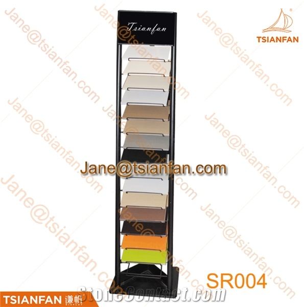 Quartz Stone Stone Display Tower Display Rack