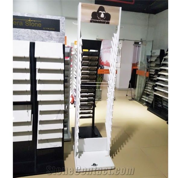 Stone Tile Tower Displays for Granite&Quartz