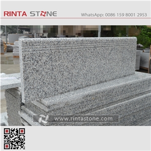 G623 Granite Rose Beta Silver Stone Stairs Step Risers