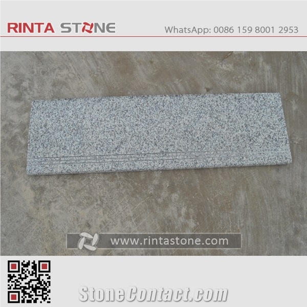 G623 Granite Rose Beta Silver Stone Stairs Step Risers