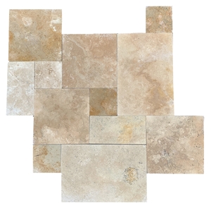 Country Classic Travertine Patio Pavers