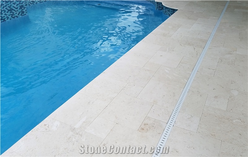 Myra Limestone Swimming Pool Deck Pavers