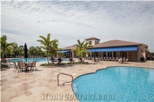 Noce Travertine Exterior Pavement