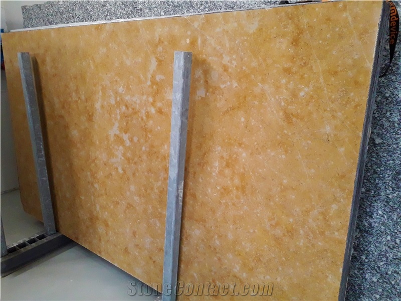 Giallo Reale Marble Blocks, Italy Royal Gold Marble