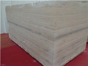 Travertino Silver Light Blocks, Italy Travertine Block