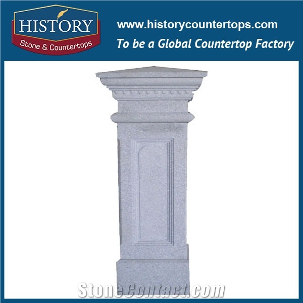 Building Granite Cladding Stone Hollow Column