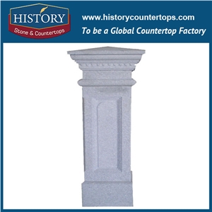 Building Granite Cladding Stone Hollow Column