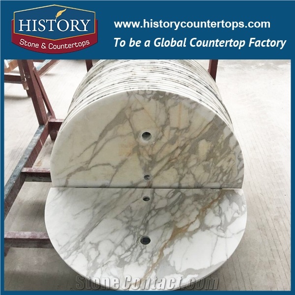 Calcutta White Marble Calacatta Vanity Countertop