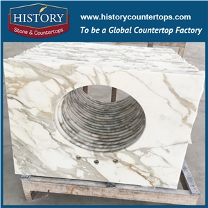 Custom Marble Vanity Tops Calacatta Vagli