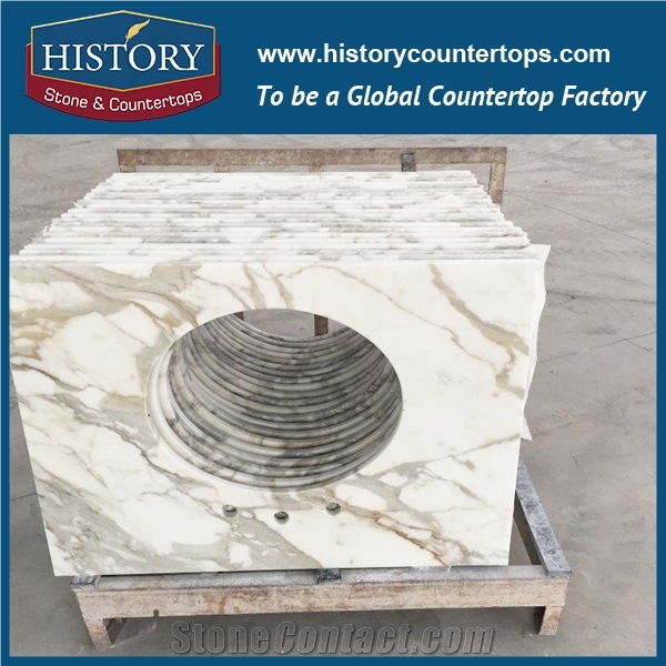 Custom Marble Vanity Tops Calacatta Vagli
