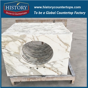 Custom Marble Vanity Tops Calacatta Vagli