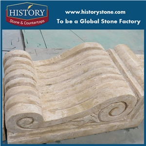 Travertine Corbels for Door Surround Decoration