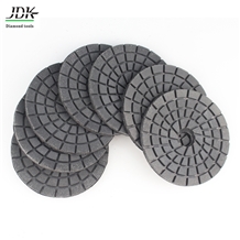4" Diamond Black Buff Polishing Pads for Granite