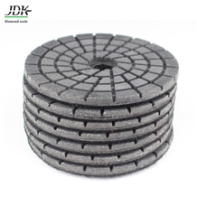 4" Diamond Black Buff Polishing Pads for Granite