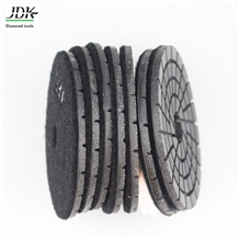 4" Diamond Black Buff Polishing Pads for Granite