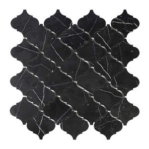 Arabesque Pattern Mosaics Marble Tile