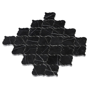 Arabesque Pattern Mosaics Marble Tile