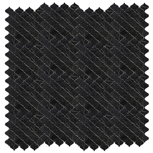Arabesque Pattern Mosaics Marble Tile