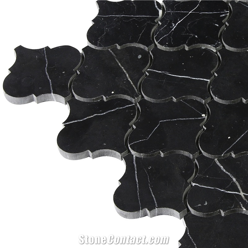 Arabesque Pattern Mosaics Marble Tile