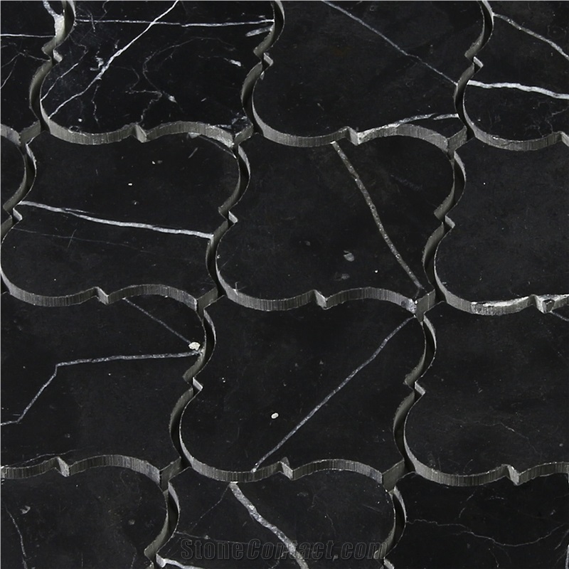 Arabesque Pattern Mosaics Marble Tile