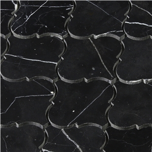 Arabesque Pattern Mosaics Marble Tile