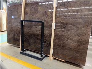 Good Looking Wall and Floor Moon Grey Marble Slab