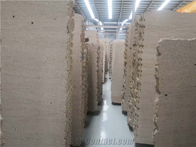 Beige Sandstone Slab Big Slab for Wall and Floor