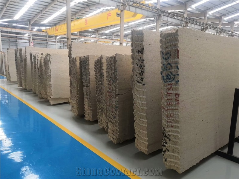 Beige Sandstone Slab Big Slab for Wall and Floor