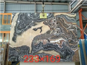 Black Dragon Onyx Back Lighting for Wall Floor