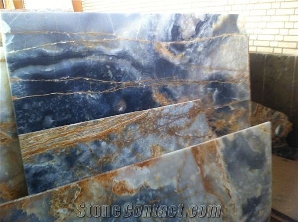 Blue Onyx Blocks, Iran Blue Onyx