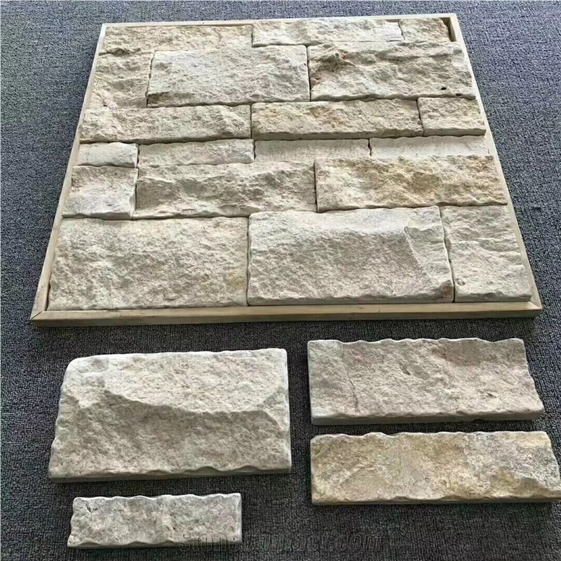 3d Strip Limestone Marble Stone Mosaic