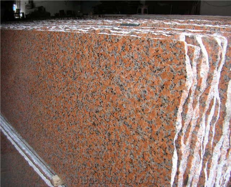 Chinese G562 Maple Leaf Red Granite Slabs, Tiles