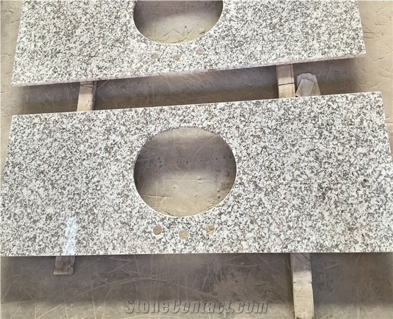 G439 Pauline Grey Granite Bath Tops