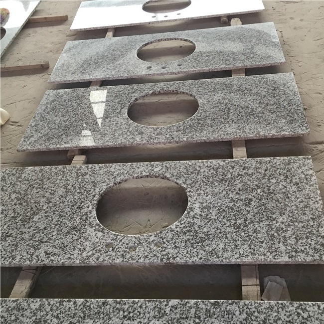 G439 Pauline Grey Granite Bath Tops