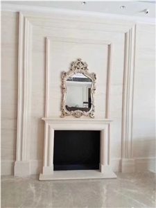 Moca Cream Limestone Wall Tiles, Slabs, Interior Design
