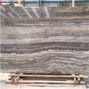 Silver Grey Travertine Slabs, Wall Tiles Cladding