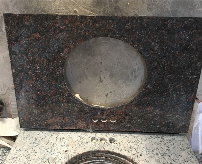 Tan Brown Granite Vanity Tops