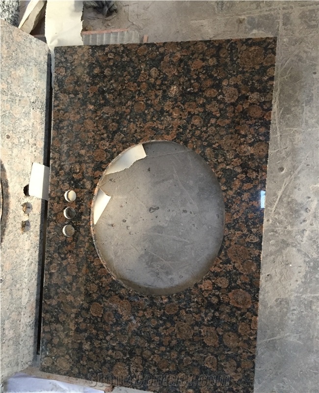 Tan Brown Granite Vanity Tops