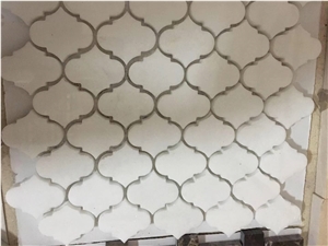 White Quartz Mosaic Lantern