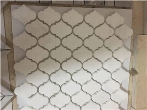 White Quartz Mosaic Lantern