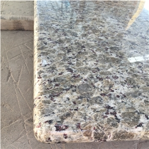 Yellow Bufferfly Granite Bathroom Top