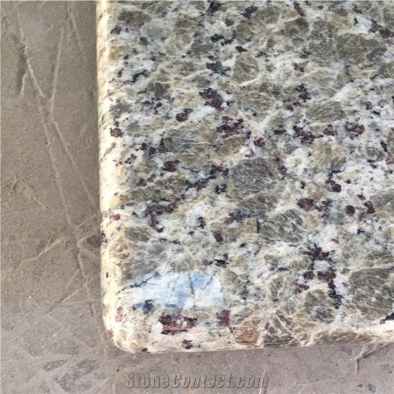 Yellow Bufferfly Granite Bathroom Top