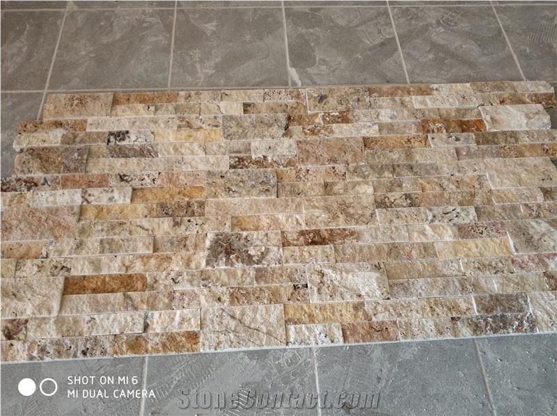 Split Face Marble Ledge Wall Panel