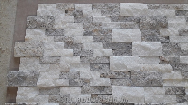 Split Face Travertine Wall Panel