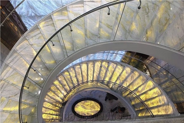 Blue River Quartzite Stair Step & Raiser Interior
