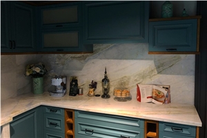 China Ocean Blue Onyx Commercial Countertops