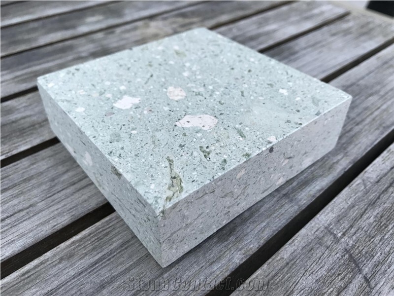 Green Tiles Tuff Swimming Pool Curb