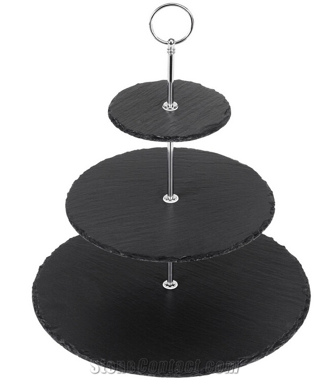 Black Slate Plate Slate Cheese Board Wholesale