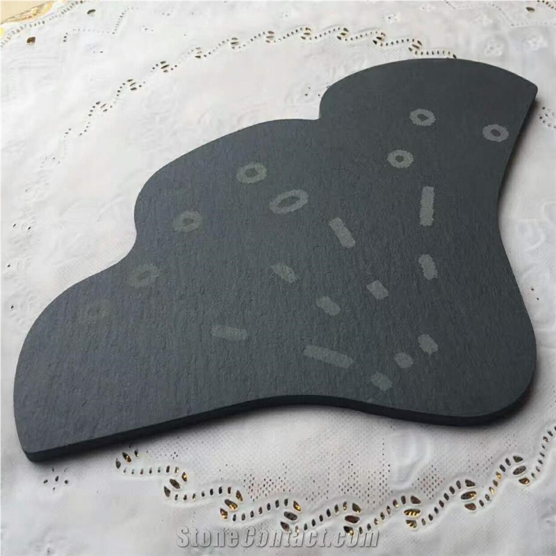 Black Slate Plate Slate Cheese Board Wholesale