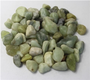 Polished Green Jade Pebble
